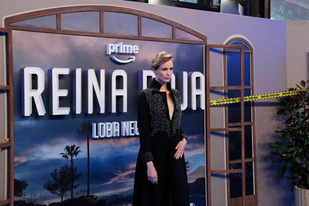 September 28, 2026, Madrid, Community Of Madrid, Spain: Spanish actress JAVIERA SKY, who plays the titular role of the ruthless hitwoman Loba Negra, poses on the blue carpet during the premiere of the second season of the Amazon Prime Video series Reina Roja: Loba Negra at Cine Capitol on Monday, September 28, 2026, in Madrid, Spain. Directed by Koldo Serra and based on the bestselling novel by Juan Gomez-Jurado, the thriller series follows the protagonists as they face the Russian mafia and Sky s character in the Costa del Sol. The exclusive debut gathered the main cast and Spanish celebrities to celebrate the show s upcoming global release on October 2, 2026. Madrid Spain - ZUMAo127 20260928_zep_o127_106 Copyright: xHugoxOrtunox
