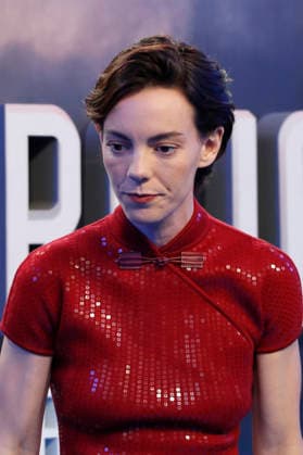 September 28, 2026, Madrid, Community Of Madrid, Spain: Spanish actress VICKY LUENGO, who plays the lead role of Antonia Scott, the most intelligent person on Earth, attends the blue carpet premiere of the second season of the Amazon Prime Video series Reina Roja: Loba Negra at Cine Capitol on Monday, September 28, 2026, in Madrid, Spain. Luengo dazzled in a red sequined Max Mara Resort 2027 gown inspired by the traditional Chinese qipao. Directed by Koldo Serra and based on the bestselling novel by Juan Gomez-Jurado, the thriller series follows Scott and her partner Jon Gutierrez as they face the Russian mafia and a dangerous hitwoman in the Costa del Sol. The exclusive debut gathered the main cast and Spanish celebrities to celebrate th - ZUMAo127 20260928_zep_o127_159 Copyright: xHugoxOrtunox