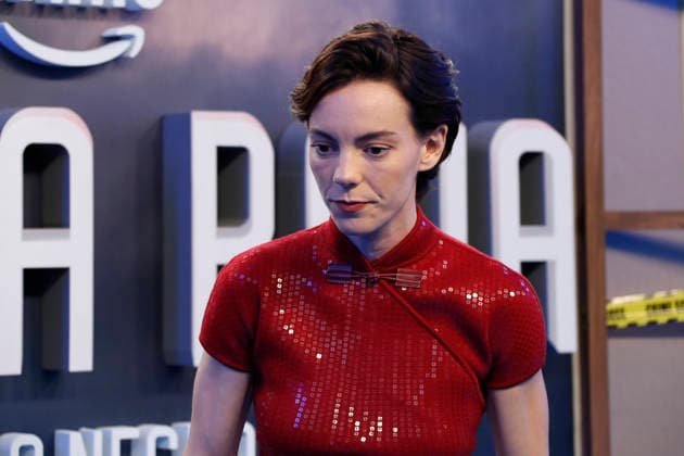 September 28, 2026, Madrid, Community Of Madrid, Spain: Spanish actress VICKY LUENGO, who plays the lead role of Antonia Scott, the most intelligent person on Earth, attends the blue carpet premiere of the second season of the Amazon Prime Video series Reina Roja: Loba Negra at Cine Capitol on Monday, September 28, 2026, in Madrid, Spain. Luengo dazzled in a red sequined Max Mara Resort 2027 gown inspired by the traditional Chinese qipao. Directed by Koldo Serra and based on the bestselling novel by Juan Gomez-Jurado, the thriller series follows Scott and her partner Jon Gutierrez as they face the Russian mafia and a dangerous hitwoman in the Costa del Sol. The exclusive debut gathered the main cast and Spanish celebrities to celebrate th - ZUMAo127 20260928_zep_o127_161 Copyright: xHugoxOrtunox