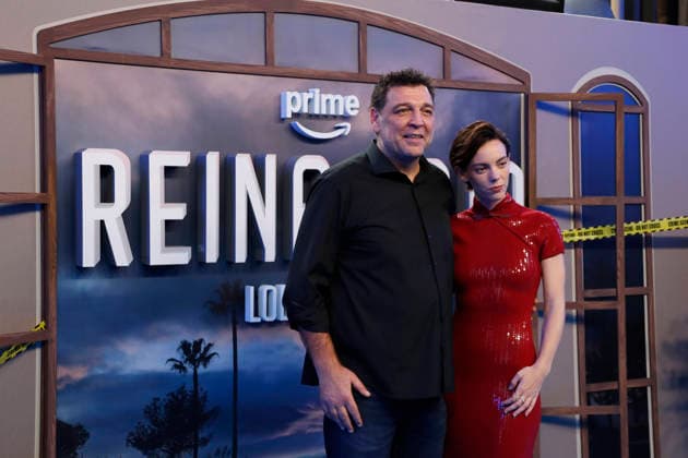 September 28, 2026, Madrid, Community Of Madrid, Spain: Spanish actors HOVIK KEUCHKERIAN (L) and VICKY LUENGO (R) pose together on the blue carpet during the premiere of the second season of the Amazon Prime Video series Reina Roja: Loba Negra at Cine Capitol on Monday, September 28, 2026, in Madrid, Spain. Keuchkerian and Luengo play the lead roles of Jon Gutierrez and Antonia Scott, respectively, in the thriller series directed by Koldo Serra and based on the bestselling novel by Juan Gomez-Jurado. This season follows the acclaimed duo as they face the Russian mafia in the Costa del Sol. The exclusive debut gathered the main cast and Spanish celebrities to celebrate the show s upcoming global release on October 2, 2026. Madrid Spain - ZUMAo127 20260928_zep_o127_166 Copyright: xHugoxOrtunox