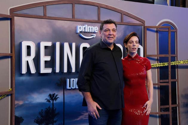 September 28, 2026, Madrid, Community Of Madrid, Spain: Spanish actors HOVIK KEUCHKERIAN (L) and VICKY LUENGO (R) pose together on the blue carpet during the premiere of the second season of the Amazon Prime Video series Reina Roja: Loba Negra at Cine Capitol on Monday, September 28, 2026, in Madrid, Spain. Keuchkerian and Luengo play the lead roles of Jon Gutierrez and Antonia Scott, respectively, in the thriller series directed by Koldo Serra and based on the bestselling novel by Juan Gomez-Jurado. This season follows the acclaimed duo as they face the Russian mafia in the Costa del Sol. The exclusive debut gathered the main cast and Spanish celebrities to celebrate the show s upcoming global release on October 2, 2026. Madrid Spain - ZUMAo127 20260928_zep_o127_179 Copyright: xHugoxOrtunox