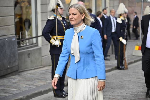 STOCKHOLM, SWEDEN 20260929 Social Democratic Party leader Magdalena Andersson arrives at the church service in Storkyrkan held to mark the opening of the Riksdag session STOCKHOLM, SWEDEN x10040x  Copyright: xAndersxWiklund TTx RIKSMÖTETS ÖPPNANDE GUDSTJÄNST 2026 037jI3Nm2o4