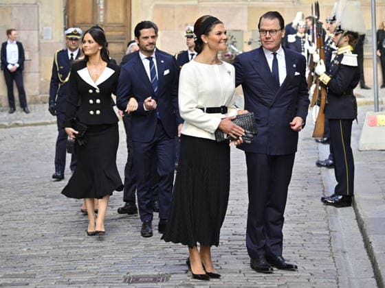STOCKHOLM, SWEDEN, September 29, 2026 Crown Princess Victoria, Prince Daniel, Prince Carl Philip, Princess Sofia, Princess Madeleine, and Mr. Chris O’Neill arrive at the church service in Storkyrkan held to mark the opening of the Riksdag STOCKHOLM, SWEDEN x10040x  Copyright: xAndersxWiklund TTx RIKSMÖTETS ÖPPNANDE GUDSTJÄNST 2026 Dal_cqYkzjY