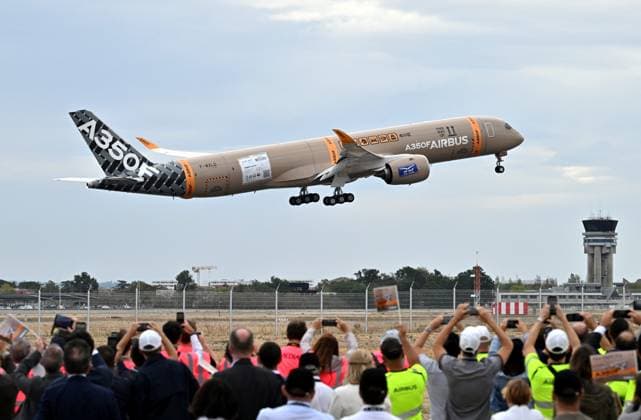 FIRST AIRBUS A350F TEST FLIGHT PHOTOPQR LA DEPECHE DU MIDI LAURENT DARD TOULOUSE SEPTEMBER 29, 2026 DDM LAURENT DARD FIRST INAUGURAL TEST FLIGHT OF THE AIRBUS A350F TOULOUSE, FRANCE, SEPTEMBER 29, 2026 FIRST AIRBUS A350F TEST FLIGHT TOULOUSE HAUTE-GARONNE, FRANCE  Copyright: xPHOTOPQR LAxDEPECHExDUxMIDI MAXPxLAURENTxDARDx 20260929DDM1111 20260929DDM1111