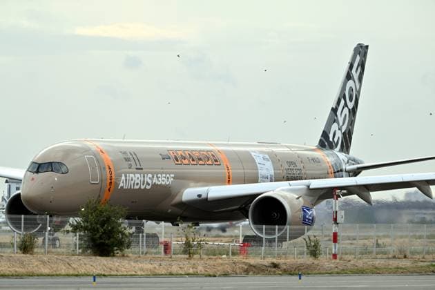 FIRST AIRBUS A350F TEST FLIGHT PHOTOPQR LA DEPECHE DU MIDI LAURENT DARD TOULOUSE SEPTEMBER 29, 2026 DDM LAURENT DARD FIRST INAUGURAL TEST FLIGHT OF THE AIRBUS A350F TOULOUSE, FRANCE, SEPTEMBER 29, 2026 FIRST AIRBUS A350F TEST FLIGHT TOULOUSE HAUTE-GARONNE, FRANCE  Copyright: xPHOTOPQR LAxDEPECHExDUxMIDI MAXPxLAURENTxDARDx 20260929DDM1112 20260929DDM1112