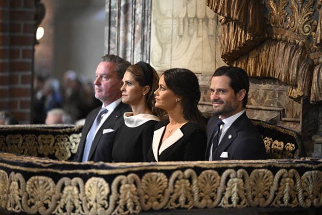 STOCKHOLM, SWEDEN 20260929 Chris O Neill, Princess Madeleine, Princess Sofia, and Prince Carl Philip at the service in Storkyrkan held to mark the opening of the Riksdag STOCKHOLM SWEDEN x10070x  Copyright: xJessicaxGow TTx RIKSMÖTETS ÖPPNANDE GUDSTJÄNST 2026 r3TVxmstPow