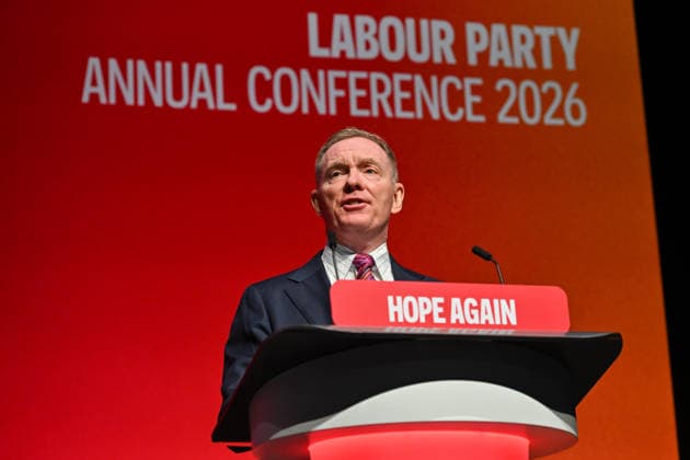 September 29, 2026, Liverpool, England, United Kingdom: Secretary of State for Northern Ireland Chris Bryant gives a speech on the third day of the Labour Party Conference. Liverpool United Kingdom  - ZUMAs371 20260929_zip_s371_007 Copyright: xWiktorxSzymanowiczx