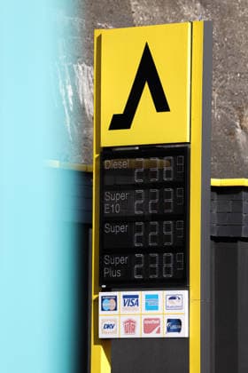 What is the outlook for fuel prices? Fuel prices remain at very high levels. CLASSIC Gas Station in Mudersbach. Fuel prices this morning. The current prices for diesel, Super E10, and Super are well over 2 euros. Diesel is at 2.38 euros, Super E10 at 2.23 euros, and Super at 2.29 euros. Gas station, fuel prices on September 29, 2026, in Mude