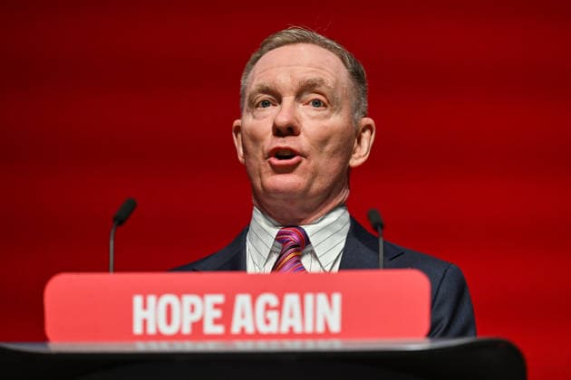 September 29, 2026, Liverpool, England, United Kingdom: Secretary of State for Northern Ireland Chris Bryant gives a speech on the third day of the Labour Party Conference. Liverpool United Kingdom - ZUMAs371 20260929_zip_s371_006 Copyright: xWiktorxSzymanowiczx