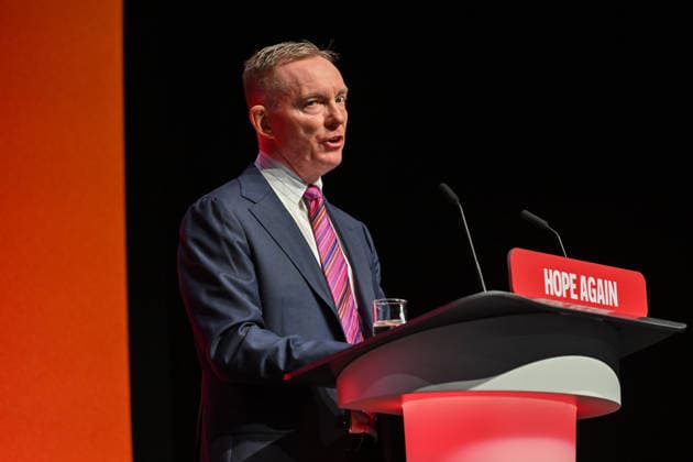 September 29, 2026, Liverpool, England, United Kingdom: Secretary of State for Northern Ireland Chris Bryant gives a speech on the third day of the Labour Party Conference. Liverpool United Kingdom - ZUMAs371 20260929_zip_s371_011 Copyright: xWiktorxSzymanowiczx