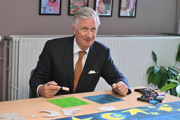Royal Visit To The Province Of Liege LIÈGE, BELGIUM - SEPTEMBER 29: King Philippe and Queen Mathilde are visiting the province of Liège. Their itinerary begins at the nonprofit organization Le Bercail in Liège, a day and residential center for adults with intellectual disabilities. There, the King and Queen will view the memorial wall La Cabane du souvenir and an apartment adapted for people with limited mobility. They will also take part in an art workshop, during which they will create a collaborative artwork together with several beneficiaries. September 29, 2026 in Liège, Belgium, 29 09 2026 Liège Belgium  Copyright: xBertxVanxDenxBrouckex