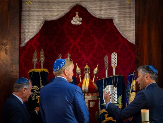 29-09-2026 Hague King Willem-Alexander visited the Liberal Jewish Congregation (LJG) Beth Jehoeda in The Hague. Â  Copyright: xPPEx