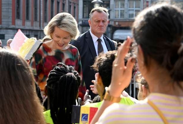 Royal Visit To The Province Of Liege LIÈGE, BELGIUM - SEPTEMBER 29: King Philippe and Queen Mathilde are visiting the province of Liège. The King and Queen will proceed to Place Saint-Lambert (Espace Tivoli) in Liège, where they will meet with local residents. September 29, 2026 in Liège, Belgium, 29 09 2026 Liège Belgium  Copyright: xBertxVanxDenxBrouckex