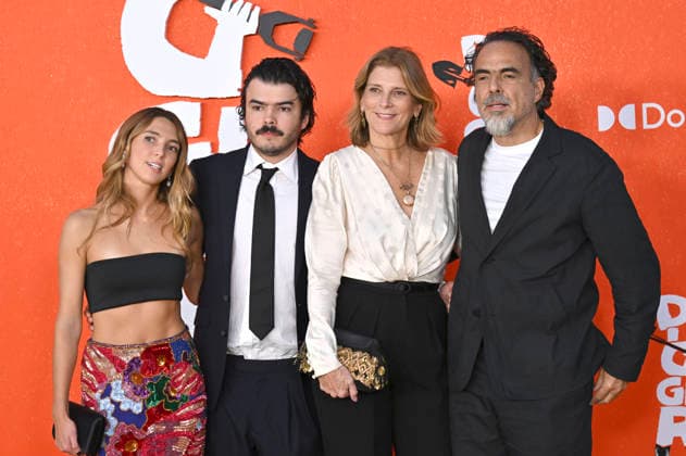 Maria Eladia Inarritu, Eliseo Inarritu, Maria Eladia Hagerman, and Alejandro Gonzalez Inarritu at the premiere of the movie *Digger* at Directors Village in Los Angeles, September 28, 2026 Foto:xD.xStarbuckx xFuturexImagex digger_6199