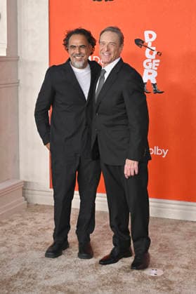 Alejandro González Inárritu and John Goodman at the premiere of the movie *Digger* at Directors Village in Los Angeles, September 28, 2026 Foto:xD.xStarbuckx xFuturexImagex digger_6207