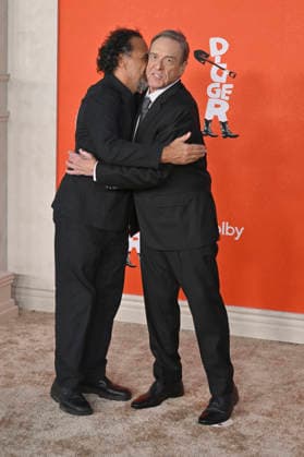 Alejandro González Inárritu and John Goodman at the premiere of the movie *Digger* at Directors Village in Los Angeles, September 28, 2026 Foto:xD.xStarbuckx xFuturexImagex digger_6209