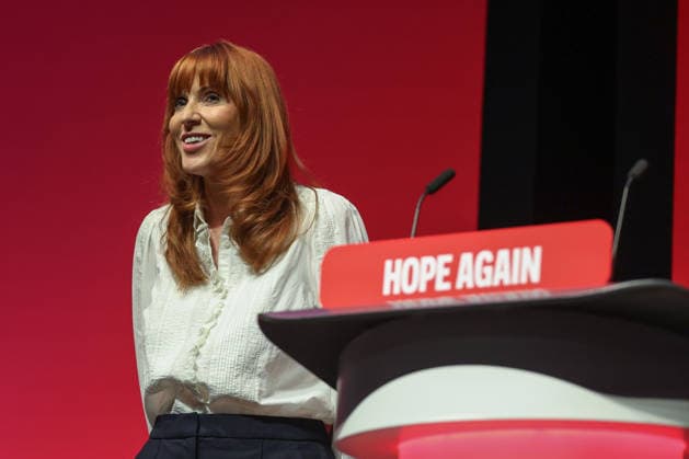September 29, 2026, Liverpool, Engalnd, United Kingdom: UK Secretary of State for Housing, Communities and Local Government Angela Rayner delivers her speech during the Labour Party Annual Conference in Liverpool, England. Liverpool United Kingdom  - ZUMAa279 20260929_zsp_a279_010 Copyright: xZeynepxDemirxAslimx