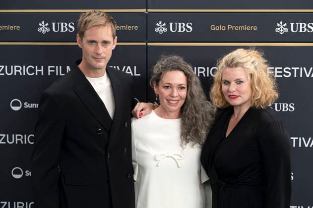 Alexander Skarsgard, Olivia Colman, and Reta Guetg at the premiere of the film *Wicker* at the 22nd Zurich Film Festival at the Kongresshaus in Zurich, September 28, 2026 Foto:xA.xRaemyx xFuturexImagex wicker_6917