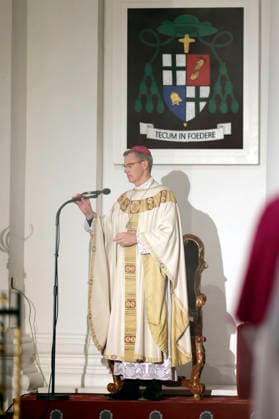 Heiner Wilmer at the opening service of the fall plenary assembly of the German Bishops Conference in Fulda Cathedral, Fulda, September 28, 2026 Foto:xP.xBackx xFuturexImagex bischofskonferenz_6609