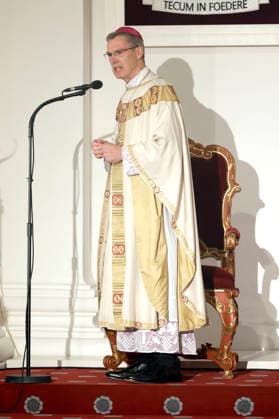 Heiner Wilmer at the opening service of the fall plenary assembly of the German Bishops Conference in Fulda Cathedral, Fulda, September 28, 2026 Foto:xP.xBackx xFuturexImagex bischofskonferenz_6612