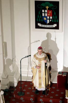 Heiner Wilmer at the opening service of the fall plenary assembly of the German Bishops Conference at Fulda Cathedral, Fulda, September 28, 2026 Foto:xP.xBackx xFuturexImagex bischofskonferenz_6619