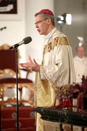 Heiner Wilmer at the opening service of the fall plenary assembly of the German Bishops Conference at Fulda Cathedral, Fulda, September 28, 2026 Foto:xP.xBackx xFuturexImagex bischofskonferenz_6622