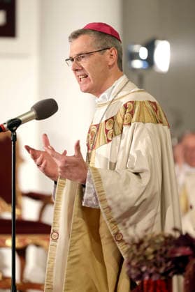 Heiner Wilmer at the opening service of the fall plenary assembly of the German Bishops Conference at Fulda Cathedral, Fulda, September 28, 2026 Foto:xP.xBackx xFuturexImagex bischofskonferenz_6623