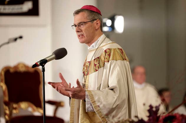 Heiner Wilmer at the opening service of the fall plenary assembly of the German Bishops Conference at Fulda Cathedral, Fulda, September 28, 2026 Foto:xP.xBackx xFuturexImagex bischofskonferenz_6624