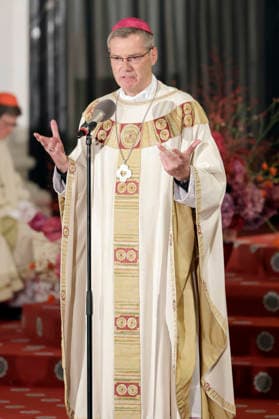 Heiner Wilmer at the opening service of the fall plenary assembly of the German Bishops Conference at Fulda Cathedral, Fulda, September 28, 2026 Foto:xP.xBackx xFuturexImagex bischofskonferenz_6637