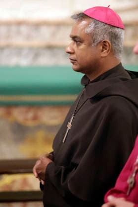 Father Joshy Pottackal, O.Carm., at the opening Mass of the fall plenary assembly of the German Bishops Conference in Fulda Cathedral, Fulda, September 28, 2026 Foto:xP.xBackx xFuturexImagex bischofskonferenz_6657