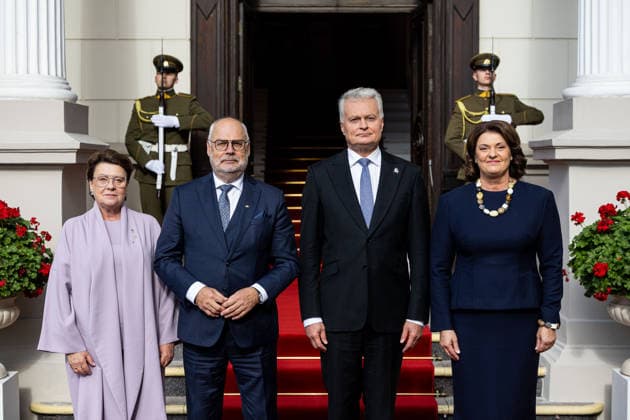 Gitanas Nauseda met with Estonian President Alar Karis in Vilnius on September 29, 2026  Copyright: xx