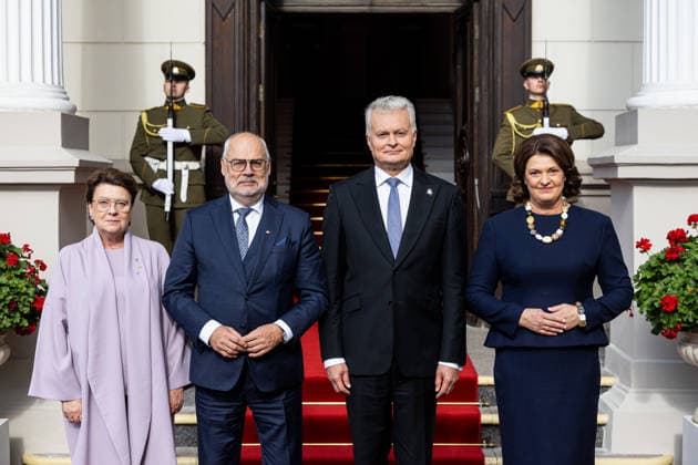 Gitanas Nauseda met with Estonian President Alar Karis in Vilnius on September 29, 2026  Copyright: xx