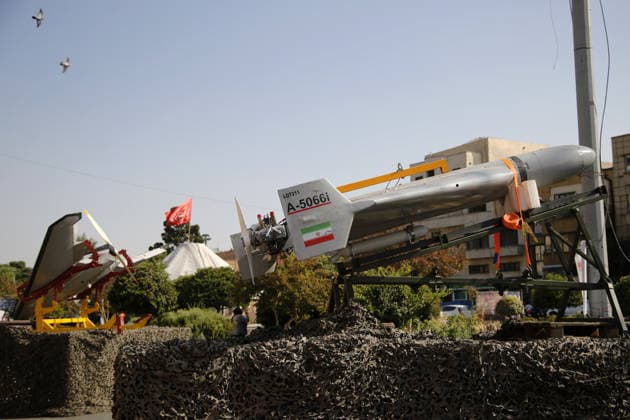 Ballistic missiles and unmanned aerial vehicles displayed in Tehran TEHRAN, IRAN - SEPTEMBER 29: ( RESTRICTIONS: NO Access Israel Media Persian Language TV Stations Outside Iran Strictly No Access BBC Persian VOA Persian Manoto TV Iran International TV ) Ballistic missiles, air defense systems and unmanned aerial vehicles are displayed at Baharestan Square as part of Iran s Sacred Defense Week amid ongoing tensions in Tehran, Iran, on September 29, 2026. Fatemeh Bahrami Anadolu Tehran Iran. Editorial use only. Please get in touch for any other usage.  Copyright: x2026xAnadoluxFatemehxBahramix