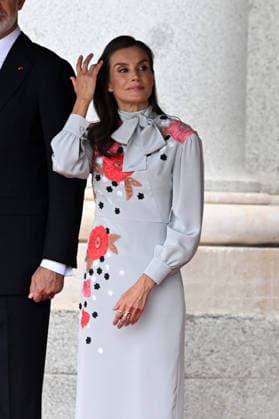 The King and Queen welcome the President of the French Republic, Emmanuel Macron, and the First Lady, Queen Letizia, during a reception held in their honor at the Royal Palace on September 29, 2026, in Madrid, Spain. This state visit will serve to highlight and strengthen the ties and bilateral relations between the two countries. ROYALTY José Madrid Madrid Spain  Copyright: xJosÃ xOlivax 7808214