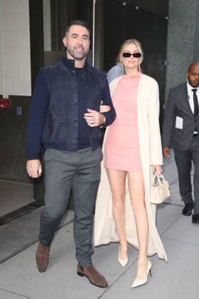 September 29, 2026, New York, New York, USA: JUSTIN VERLANDER and KATE UPTON departs ABC DISNEY Studios in Downtown Manhattan, New York City New York USA - ZUMAh16_ 20260929_zaf_h16_033 Copyright: xDanxHerrickx