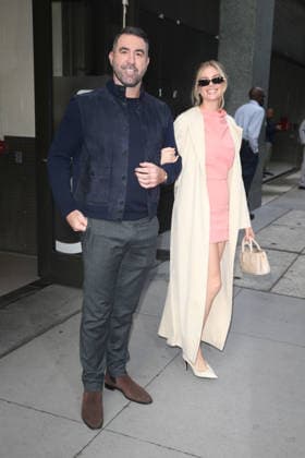 September 29, 2026, New York, New York, USA: JUSTIN VERLANDER and KATE UPTON departs ABC DISNEY Studios in Downtown Manhattan, New York City New York USA - ZUMAh16_ 20260929_zaf_h16_038 Copyright: xDanxHerrickx