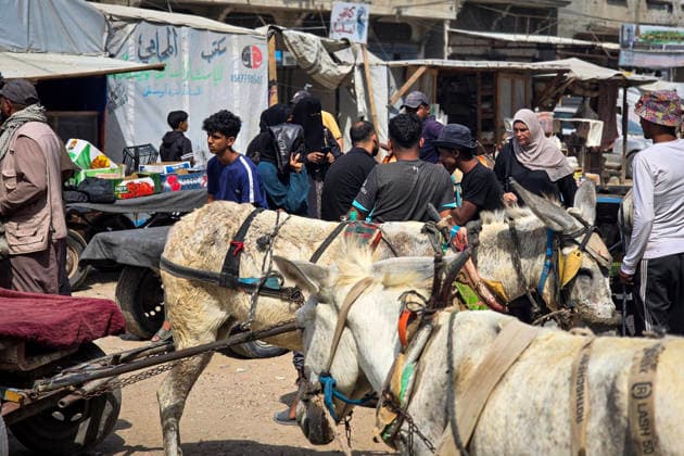Palestinians Use Animal-Drawn Carts Amid Gaza Transport Crisis Palestinians ride animal-drawn carts to transport people and goods in Khan Younis, in the southern Gaza Strip, on September 29, 2026, amid a severe transportation crisis. Many vehicles were damaged during the war, while shortages of fuel, spare parts, oils and lubricants have forced more vehicles out of service, prompting residents to rely on basic forms of transport. Photo by Tariq Mohammad APA Images Khan Yunis Gaza Strip Palestinian Territory 290926_Khan_Yunis_TM_00(6) Copyright: xapaimagesxTariqxMohammad xapaimagesx