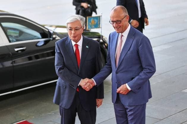 Berlin, Germany, September 29, 2026: Federal Chancellery—Reception for Qassym Schomart Toqajew, President of Kazakhstan, and Federal Chancellor Friedrich Merz (CDU) Copyright: xdtsxNachrichtenagenturx dts_136749