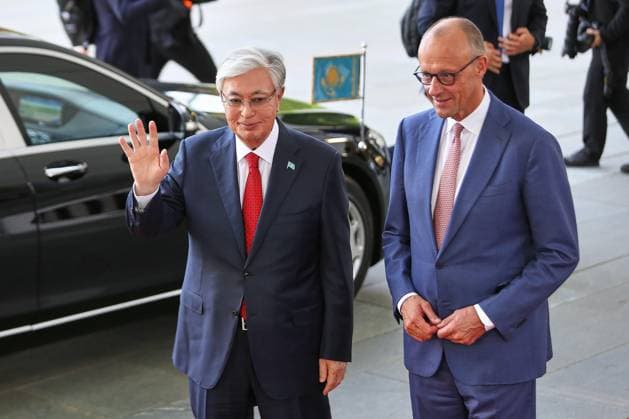 Berlin, Germany, September 29, 2026: Federal Chancellery—Reception for Qassym Schomart Toqajew, President of Kazakhstan, and Federal Chancellor Friedrich Merz (CDU) Copyright: xdtsxNachrichtenagenturx dts_136751