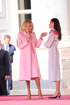 Spanish Royals attends Official reception to Emmanuel Macron and wife Queen Letizia of Spain, Brigitte Macron attends Official reception at Royal Palace on September 29, 2026 in Madrid, Spain Photo by IMAGO MPG Madrid Royal Palace Madrid Spain  Copyright: xMPGx