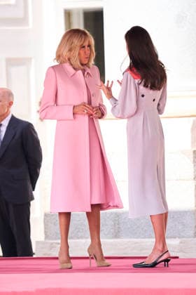 Spanish Royals attends Official reception to Emmanuel Macron and wife Queen Letizia of Spain, Brigitte Macron attends Official reception at Royal Palace on September 29, 2026 in Madrid, Spain Photo by IMAGO MPG Madrid Royal Palace Madrid Spain  Copyright: xMPGx