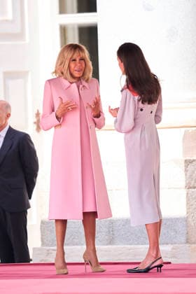 Spanish Royals attends Official reception to Emmanuel Macron and wife Queen Letizia of Spain, Brigitte Macron attends Official reception at Royal Palace on September 29, 2026 in Madrid, Spain Photo by IMAGO MPG Madrid Royal Palace Madrid Spain  Copyright: xMPGx