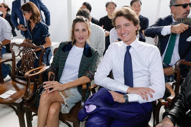 Camille Cottin and Jean Arnault in the front row at the Christian Dior Women’s Ready-to-Wear Spring Summer 2027 collection fashion show during Paris Fashion Week (PFW) at the Tuileries Garden, September 29, 2026. Olivier Borde, Bestimage. Front row of the Christian Dior Women’s Ready-to-Wear Spring Summer 2027 Collection fashion show during Paris Fashion Week, Paris, France  Copyright: xOLIVIERxBORDEx xBESTIMAGExOLIVIERxBORDEx xBESTIMAGEx