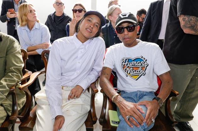 Pharrell Williams and his wife Helen Lasichanh in the front row at the Christian Dior Spring Summer 2027 Women’s Ready-to-Wear Collection fashion show during Paris Fashion Week (PFW) at the Tuileries Garden, September 29, 2026 Olivier Borde Bestimage Front Row of the X Women s Ready-to-Wear Spring Summer 2027 Collection fashion show, during Paris Fashion Week, Paris, France  Copyright: xOLIVIERxBORDEx xBESTIMAGExOLIVIERxBORDEx xBESTIMAGEx