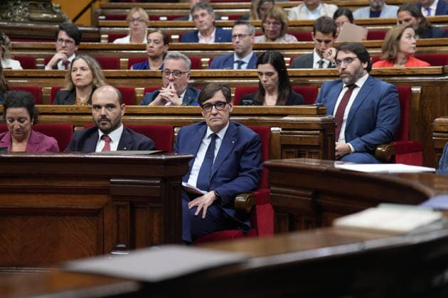 General Policy Debate in the Parliament of Catalonia The president of the Generalitat of Catalonia, Salvador Illa, during the General Policy Debate in the Parliament of Catalonia on September 29, 2026, in Barcelona, Catalonia, Spain. This key plenary session, which kicks off the political year, is marked by proposals on housing, regional financing, and the management of education. SEPTEMBER 29, 2026 CATALONIA DEBATE POLITICIANS GENERAL POLICY PLENARY SESSION Barcelona Catalonia Barcelona Catalonia Spain Copyright: xDavidxZorrakinox 7808475