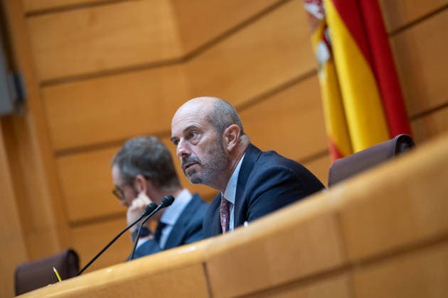 The Senate plenary session debates a motion on Democratic Memory, with the housing crisis as the underlying issue. Senate President Pedro Rollán during a plenary session in the Senate on September 29, 2026, in Madrid, Spain. The opposition will debate a motion on the Democratic Memory Act and a proposal to establish a commission on Ceuta. In addition, various committees will examine initiatives regarding employment inclusion for people with disabilities, Sahrawi nationality, and the ban on conversion therapy. SEPTEMBER 29, 2026 Jesús Hellí Madrid, Madrid, Spain Copyright: xJesusxHellinx 7808499