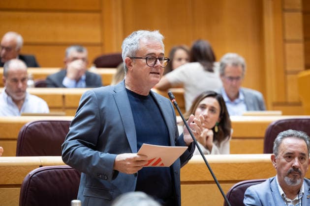 The Senate plenary session debates a motion on Democratic Memory, with the housing crisis as the underlying issue. ERC Senator Jordi Gaseni Blanch speaks during a plenary session in the Senate on September 29, 2026, in Madrid, Spain. The opposition will debate a motion on the Democratic Memory Act and a proposal to establish a commission on Ceuta. In addition, various committees will examine initiatives regarding workplace inclusion for people with disabilities, Sahrawi nationality, and the ban on conversion therapy. SEPTEMBER 29, 2026 Jesús Hellí Madrid, Madrid, Spain Copyright: xJesusxHellinx 7808544