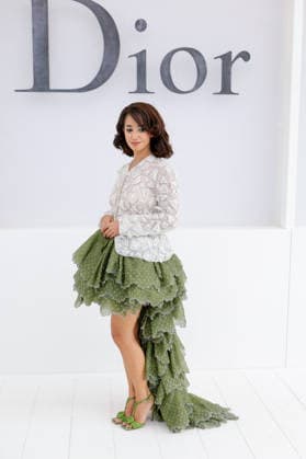 Léna Mahfouf at the photocall for the Christian Dior Spring Summer 2027 Women’s Ready-to-Wear collection show during Paris Fashion Week (PFW) at the Jardin des Tuileries in Paris, France, on September 29, 2026. Olivier Borde, Bestimage. Photocall for the Christian Dior Women’s Ready-to-Wear Spring Summer 2027 show as part of Paris Fashion Week on September 29, 2026, in Paris, France. Paris, France  Copyright: xOLIVIERxBORDEx xBESTIMAGExOLIVIERxBORDEx xBESTIMAGEx