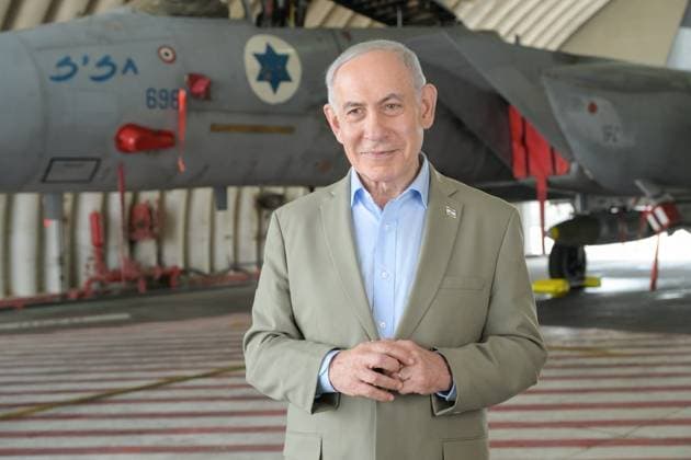 September 29, 2026, Tel Nof, Israel: TEL NOF, ISRAEL, SEPTEMBER 29, 2026: Israeli Prime Minister Benjamin Netanyahu speaks to Israeli Air Force pilots and ground crews during a visit to Tel Nof Air Base. Netanyahu said Israel had indications that its enemies could attempt an attack ahead of the upcoming election and warned that Israel would respond to threats Ã¢â‚¬oeanywhere, at any time.Ã¢â‚¬Â He did not identify who might carry out such an attack or provide details about the intelligence behind the warning. Tel Nof Israel  - ZUMAq101 20260929_zna_q101_083 Copyright: xJnaxEditorx