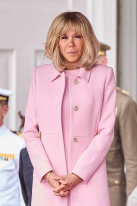 September 29, 2026, Madrid, Madrid, Spain: KING FELIPE VI of Spain and QUEEN LETIZIA of Spain welcome the President of the French Republic, EMMANUEL MACRON, and First Lady BRIGITTE MACRON on the occasion of their official visit Madrid Spain - ZUMAc260 20260929_zep_c260_015 Copyright: xMikexChicorrox